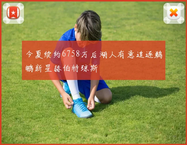今夏续约6758万后湖人有意追逐鹈鹕新星赫伯特琼斯