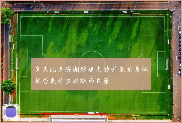 多夫比克感谢球迷支持并表示身体状态良好为进球而自豪